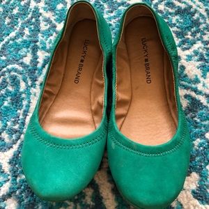 Lucky Brand Shoes - Lucky brand green flats Lucky Brand Shoes - Lucky brand green flats